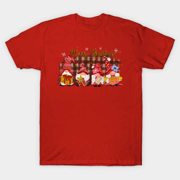 Christmas Gnomes T-Shirt by Satic